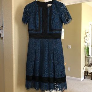 Eliza J dress made out of lace